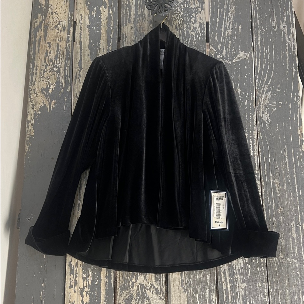Another Thyme Open Jacket with Shoulder Pads Vintage Size S